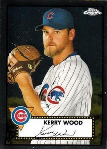 #482 Kerry Wood - Chicago Cubs - 2021 Topps Chrome Platinum Anniversary Baseball