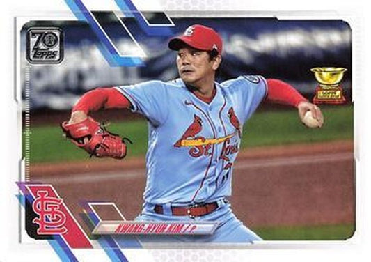 #482 Kwang-Hyun Kim - St. Louis Cardinals - 2021 Topps Baseball