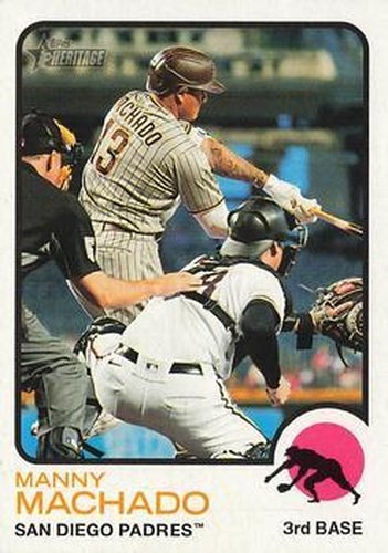 #482 Manny Machado - San Diego Padres - 2022 Topps Heritage Baseball