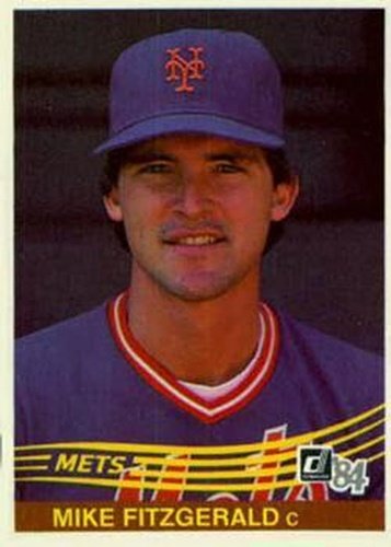 #482 Mike Fitzgerald - New York Mets - 1984 Donruss Baseball