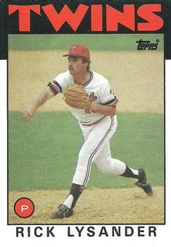 #482 Rick Lysander - Minnesota Twins - 1986 Topps Baseball