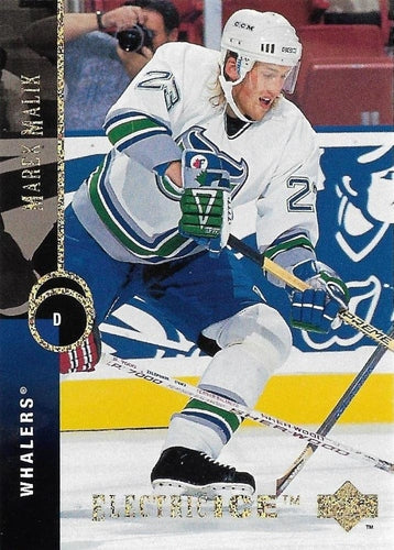 #482 Marek Malik - Hartford Whalers - 1994-95 Upper Deck Hockey - Electric Ice