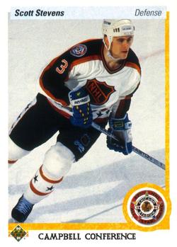 #482 Scott Stevens - St. Louis Blues - 1990-91 Upper Deck Hockey