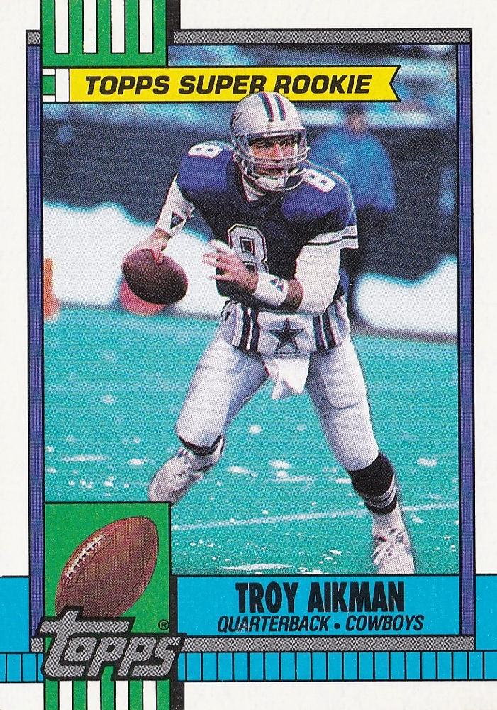 #482 Troy Aikman - Dallas Cowboys - 1990 Topps Football