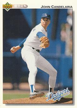 #482 John Candelaria - Los Angeles Dodgers - 1992 Upper Deck Baseball