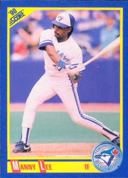 #482 Manny Lee - Toronto Blue Jays - 1990 Score Baseball