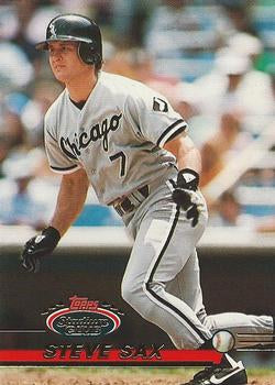 #482 Steve Sax - Chicago White Sox - 1993 Stadium Club Baseball