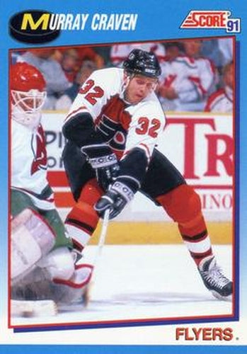 #482 Murray Craven - Philadelphia Flyers - 1991-92 Score Canadian Bilingual Hockey