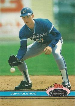 #482 John Olerud - Toronto Blue Jays - 1991 Stadium Club Baseball