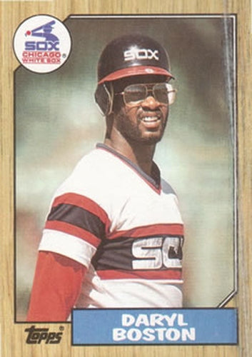 #482 Daryl Boston - Chicago White Sox - 1987 Topps Baseball