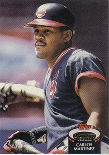 #482 Carlos Martinez - Cleveland Indians - 1992 Stadium Club Baseball