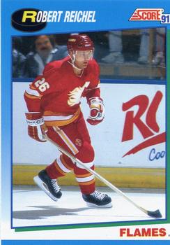 #483 Robert Reichel - Calgary Flames - 1991-92 Score Canadian Hockey