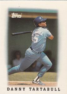 #16 Danny Tartabull - Kansas City Royals - 1988 Topps Major League Leaders Minis Baseball