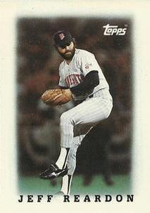 #24 Jeff Reardon - Minnesota Twins - 1988 Topps Major League Leaders Minis Baseball