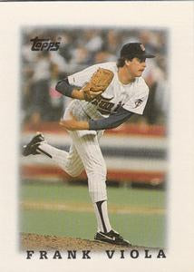 #25 Frank Viola - Minnesota Twins - 1988 Topps Major League Leaders Minis Baseball