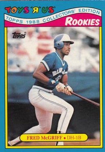 #18 Fred McGriff - Toronto Blue Jays - 1988 Topps Toys"R"Us Rookies Baseball