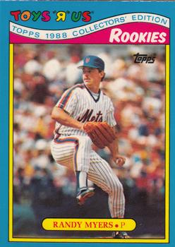 #21 Randy Myers - New York Mets - 1988 Topps Toys"R"Us Rookies Baseball