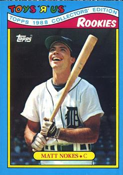 #22 Matt Nokes - Detroit Tigers - 1988 Topps Toys"R"Us Rookies Baseball