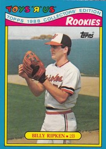 #25 Billy Ripken - Baltimore Orioles - 1988 Topps Toys"R"Us Rookies Baseball