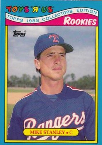 #29 Mike Stanley - Texas Rangers - 1988 Topps Toys"R"Us Rookies Baseball