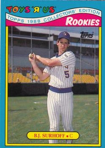 #31 B.J. Surhoff - Milwaukee Brewers - 1988 Topps Toys"R"Us Rookies Baseball