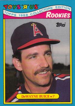 #4 DeWayne Buice - California Angels - 1988 Topps Toys"R"Us Rookies Baseball