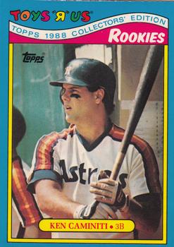 #6 Ken Caminiti - Houston Astros - 1988 Topps Toys"R"Us Rookies Baseball