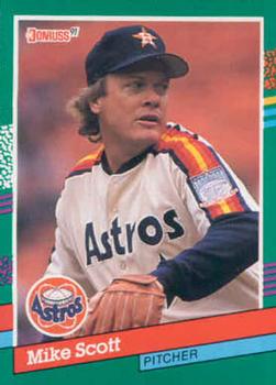#483 Mike Scott - Houston Astros - 1991 Donruss Baseball