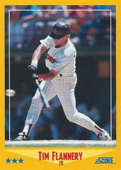 #483 Tim Flannery - San Diego Padres - 1988 Score Baseball