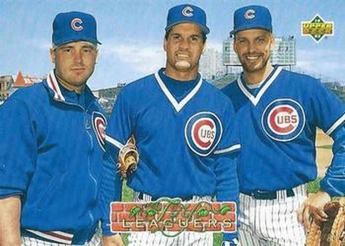 #483 Randy Myers / Ryne Sandberg / Mark Grace - Chicago Cubs - 1993 Upper Deck Baseball