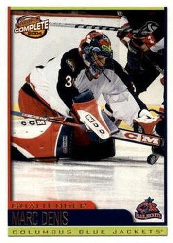 #483 Marc Denis - Columbus Blue Jackets - 2003-04 Pacific Complete Hockey