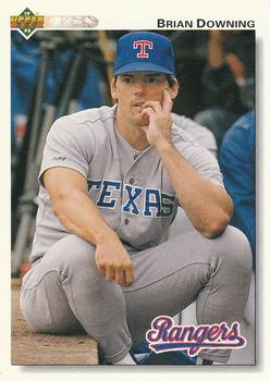 #483 Brian Downing - Texas Rangers - 1992 Upper Deck Baseball
