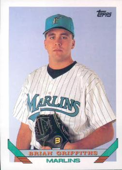 #483 Brian Griffiths - Florida Marlins - 1993 Topps Baseball