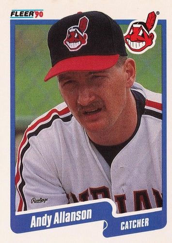 #483 Andy Allanson - Cleveland Indians - 1990 Fleer USA Baseball