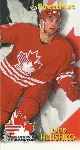 #483 Todd Hlushko - Canada - 1993-94 Fleer PowerPlay Hockey