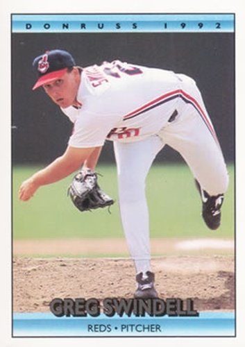 #483 Greg Swindell - Cincinnati Reds - 1992 Donruss Baseball