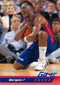 #483 Mark Aguirre - Detroit Pistons - 1992-93 Upper Deck Basketball