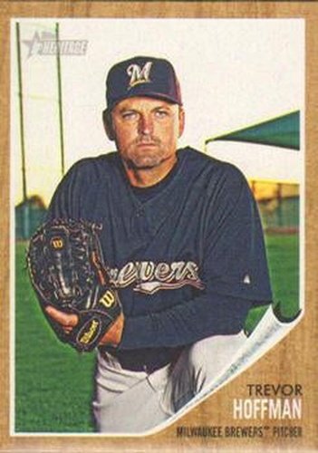 #483 Trevor Hoffman - Milwaukee Brewers - 2011 Topps Heritage Baseball
