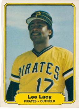 #483 Lee Lacy - Pittsburgh Pirates - 1982 Fleer Baseball