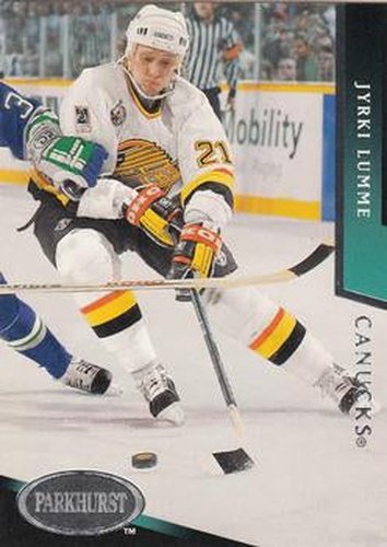 #483 Jyrki Lumme - Vancouver Canucks - 1993-94 Parkhurst Hockey