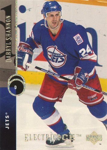 #483 Darrin Shannon - Winnipeg Jets - 1994-95 Upper Deck Hockey - Electric Ice