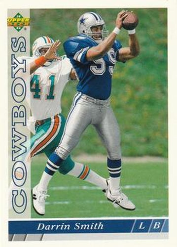 #483 Darrin Smith - Dallas Cowboys - 1993 Upper Deck Football
