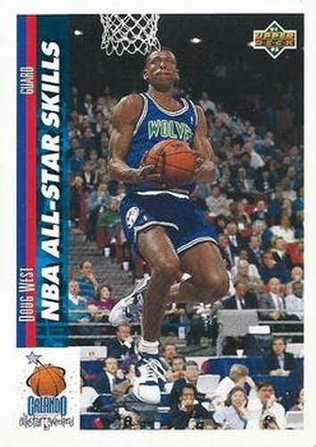 #483 Doug West - Minnesota Timberwolves - 1991-92 Upper Deck Basketball