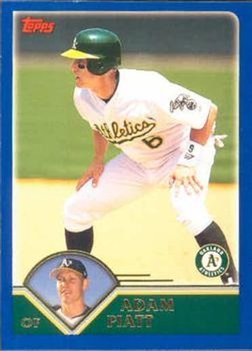 #483 Adam Piatt - Oakland Athletics - 2003 Topps Baseball