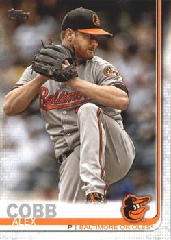 #483 Alex Cobb - Baltimore Orioles - 2019 Topps Baseball