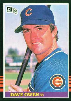 #483 Dave Owen - Chicago Cubs - 1985 Donruss Baseball