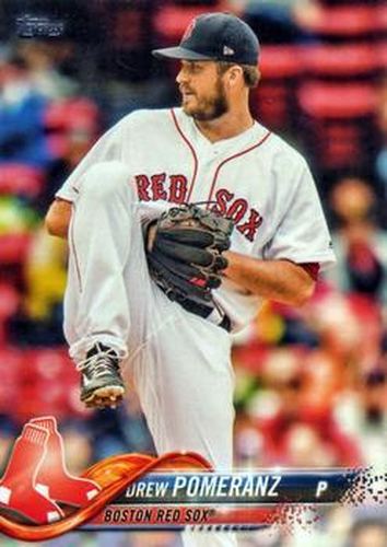 #483 Drew Pomeranz - Boston Red Sox - 2018 Topps Baseball