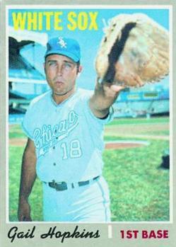 #483 Gail Hopkins - Chicago White Sox - 1970 Topps Baseball