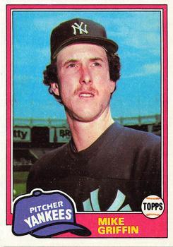 #483 Mike Griffin - New York Yankees - 1981 Topps Baseball