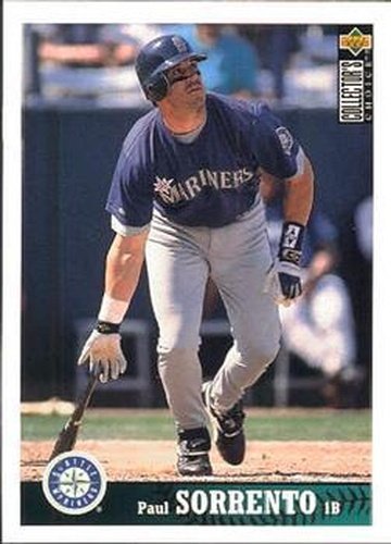 #483 Paul Sorrento - Seattle Mariners - 1997 Collector's Choice Baseball